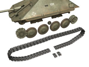 maresal m05 - romanian tank destroyer 3D Model