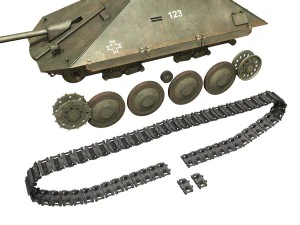 maresal m05 - romanian tank destroyer 3D Model