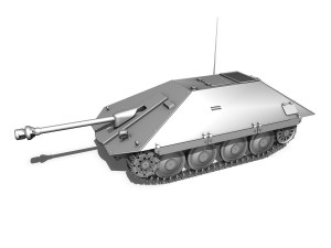 maresal m05 - romanian tank destroyer 3D Model