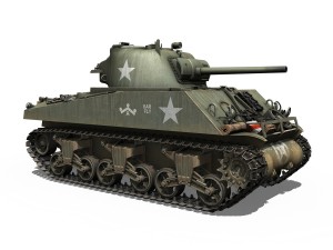 m4a3 75mm - sherman - barfly 3Dモデル