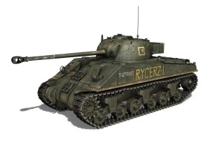 sherman mk vc firefly - rycerz i 3D Model