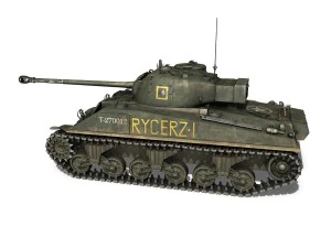 sherman mk vc firefly - rycerz i 3D Model