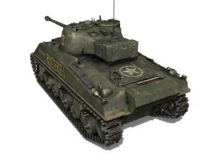 sherman mk vc firefly - rycerz i 3D Model