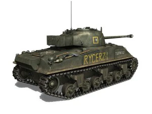 sherman mk vc firefly - rycerz i 3D Model