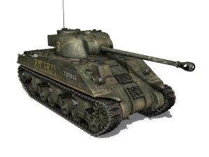 sherman mk vc firefly - rycerz i 3D Model