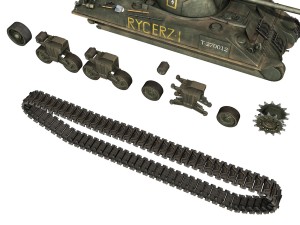 sherman mk vc firefly - rycerz i 3D 모델