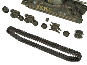 sherman mk vc firefly - rycerz i 3D Model