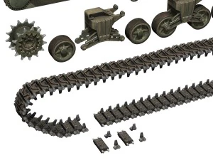 sherman mk vc firefly - rycerz i 3D Model