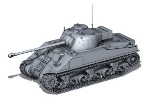 sherman mk vc firefly - rycerz i 3D Model