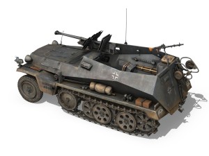 sdkfz 250-11 - halftruck with spzb 41 - 2 ss-pzdi 3Dモデル