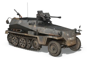 sdkfz 250-11 - halftruck with spzb 41 - 2 ss-pzdi 3Dモデル