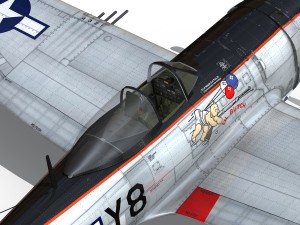 republic p-47d thunderbolt - elsie - lil butch 3D Модель