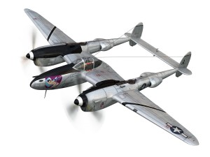 lockheed p-38 lightning - vagrant virgin 3D Модель