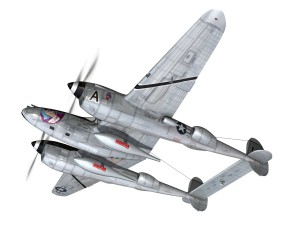 lockheed p-38 lightning - vagrant virgin 3D Модель