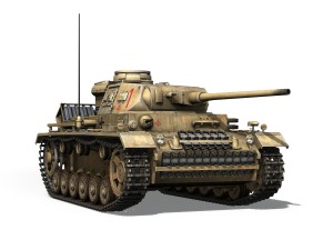 pzkpfw iii - panzerkampfwagen 3 - ausfj - dak - 1 3D-Modell
