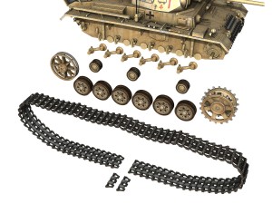 pzkpfw iii - panzerkampfwagen 3 - ausfj - dak - 1 3D-Modell