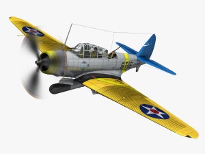 douglas tdb-1 devastator - 6t16 Modèle 3D
