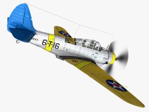 douglas tdb-1 devastator - 6t16 Modèle 3D