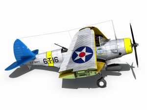 douglas tdb-1 devastator - 6t16 Modèle 3D