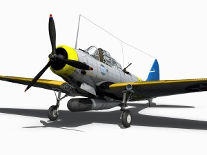 douglas tdb-1 devastator - 6t16 Modèle 3D
