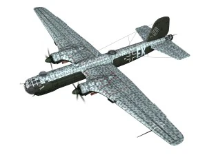 heinkel he-177 - greif - 6nek Modelo 3D