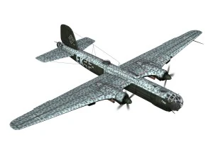 heinkel he-177 - greif - 6nek Modelo 3D