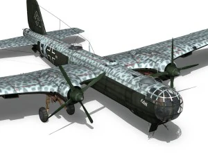 heinkel he-177 - greif - 6nek Modelo 3D