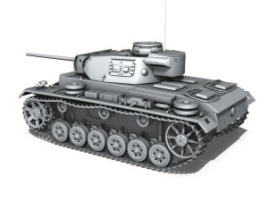 pzkpfw iii - panzerkampfwagen iii - ausf l 3D Model