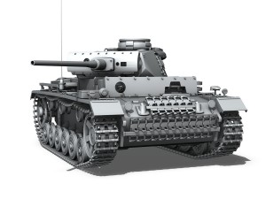 pzkpfw iii - panzerkampfwagen iii - ausf l 3D Model