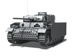 pzkpfw iii - panzer 3 - ausf m 3D Model