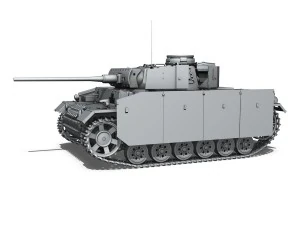 pzkpfw iii - panzer 3 - ausf m 3D Model