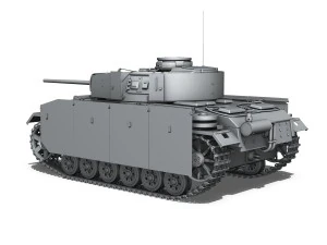 pzkpfw iii - panzer 3 - ausf m 3D Model