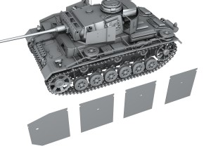pzkpfw iii - panzer 3 - ausf m Model 3D