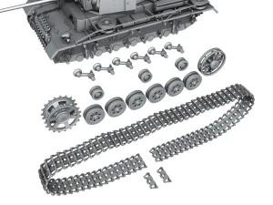 pzkpfw iii - panzer 3 - ausf m 3D Model