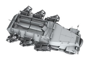 sdkfz 251 - ausf b - ground stuka Modelo 3D