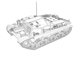 43m zrinyi ii - hungarian assault - 3rd bat 37 3D मॉडल