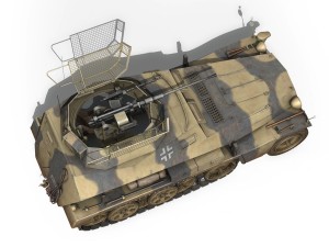sdkfz 250 - reconnaissance halftruck - nordland Modello 3D