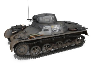pzkpfw 1 - panzer 1 - ausf a - 13 3D Модель