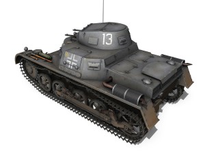 pzkpfw 1 - panzer 1 - ausf a - 13 3D Модель