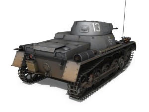 pzkpfw 1 - panzer 1 - ausf a - 13 3D Модель