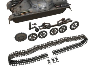 pzkpfw 1 - panzer 1 - ausf a - 13 3D Модель