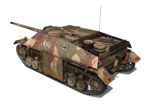 jagdpanzer iv l70 v - 322 - late production 3D Модель