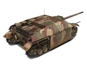 jagdpanzer iv l70 v - 322 - late production 3D Model