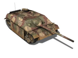 jagdpanzer iv l70 v - 322 - late production 3D Model