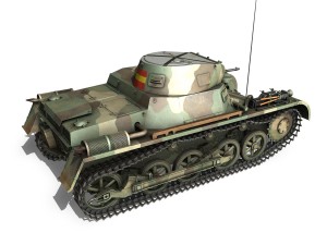 pzkpfw 1 - panzer 1 - ausf a - g 3Dモデル
