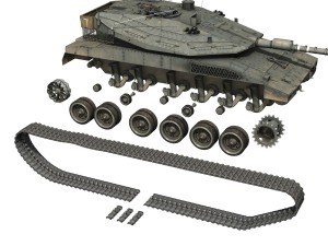 merkava iv - spear edge company Modello 3D