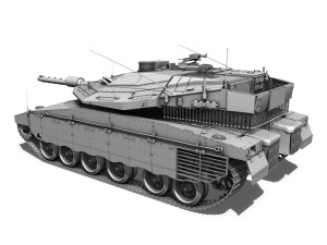 merkava iv - spear edge company Modello 3D