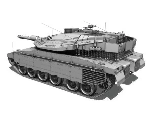 merkava iv - spear edge company 3D Model