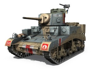 m3 light tank honey - bellman 3D 模型