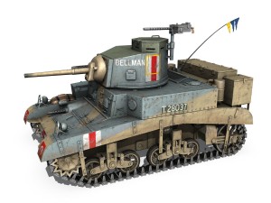 m3 light tank honey - bellman 3D 模型
